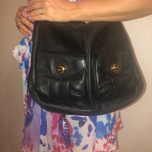 Michael Kors black leather bag - Picture 2 of 5